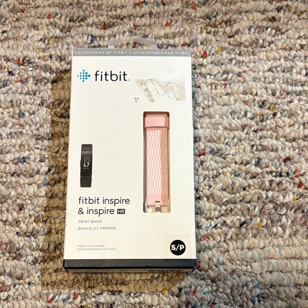 Fitbit Inspire HR Fitness Tracker -Pink Band